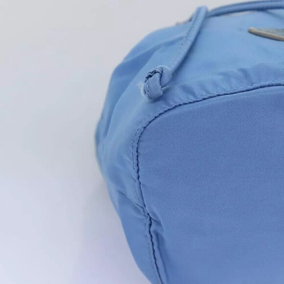 PRADA Drawstring Pouch Nylon Light Blue - Picture 8 of 14